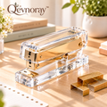 Qevnoray™ Crystal Acrylic Gold-Tone Stapler