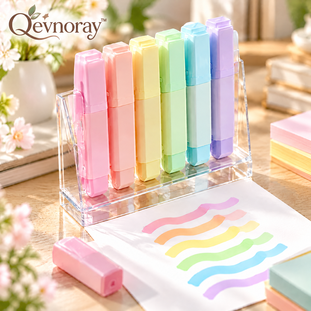 Qevnoray™ Soft Pastel Highlighter Set