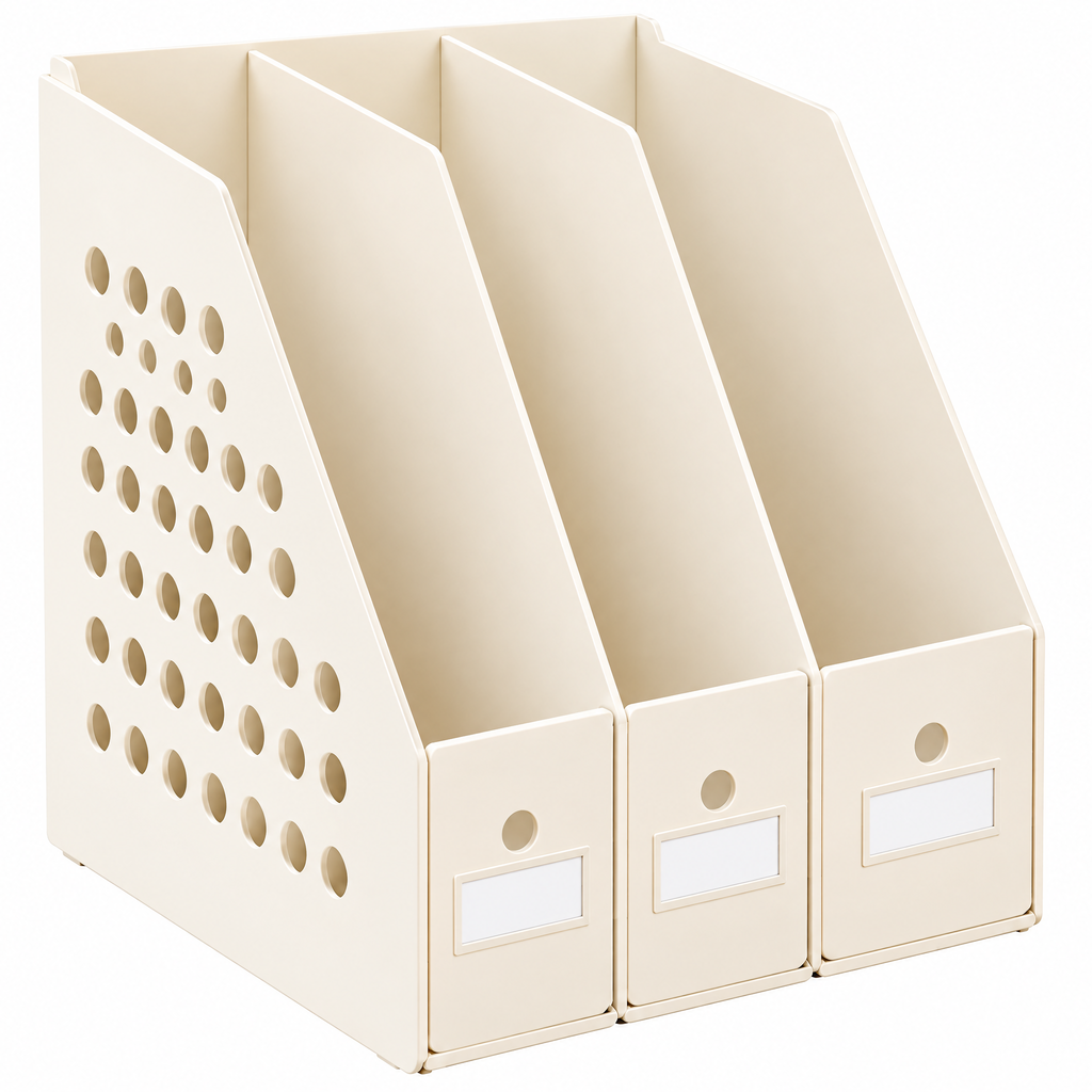 Qevnoray™ Modular Desktop File Organizer